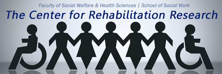 Logo of the center for rehabilitation research